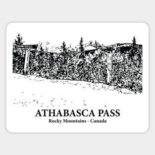 Athabasca Pass - Rocky Mountains Magnet